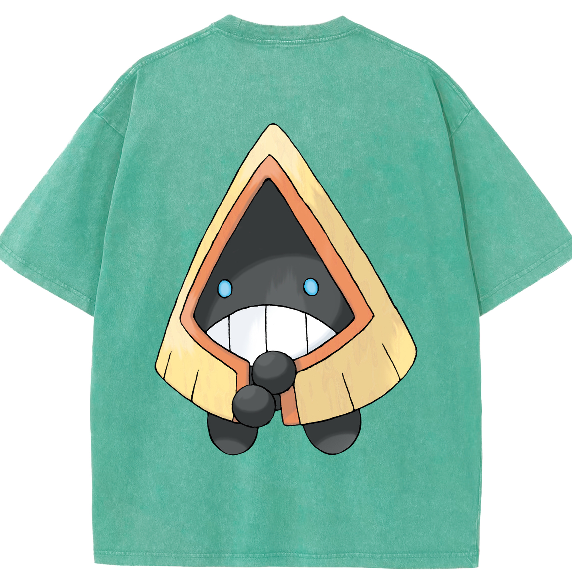 （画像用） ポケットモンスター Pokémon 綿100% ヴィンテージ風 半袖Tシャツ（背面プリント）